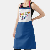 ボスティンパーソナライズされたパパブラックカントリーエプロン エプロン (インサイチュ)