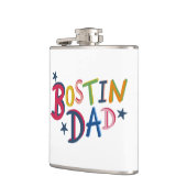 ボスティンパーソナライズされたパパブラックカントリースキットル フラスク (左)