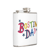 ボスティンパーソナライズされたパパブラックカントリースキットル フラスク (右)