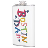 ボスティンパーソナライズされたパパブラックカントリースキットル フラスク (左)