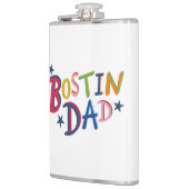 ボスティンパーソナライズされたパパブラックカントリースキットル フラスク (左)