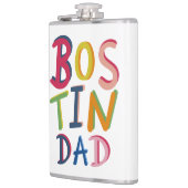 ボスティンパーソナライズされたパパブラックカントリー フラスク (左)