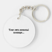 ボスティンパーソナライズされたママブラックカントリーキーリング キーホルダー (裏面)