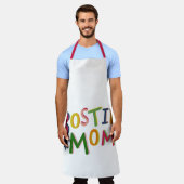 ボスティンマパーソナライズされたムブラックカントリーエプロン エプロン (着用した状態)