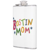 ボスティンマパーソナライズされたームブラックカントリースキットル フラスク (左)