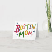 ボスティンマママブラックカントリー誕生日または母の日 カード (正面)