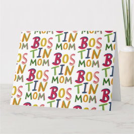 ボスティンマママブラックカントリー誕生日または母の日 カード