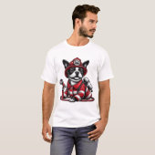 ボスティー消防犬 Tシャツ (正面フル)