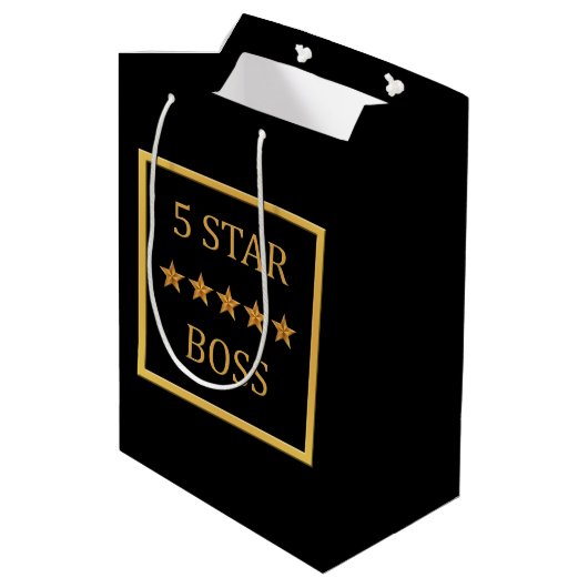 ボスデイファイブスターボスMGB ミディアムペーパーバッグ (裏面アングル)