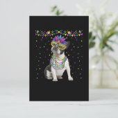 ボストおもしろいンテリアウェアカーニバルマスクマルディ 出欠カード (スタンド正面)