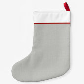 ボストおもしろいンテリアドッグパーソナライズされた スモールクリスマスストッキング (裏面)