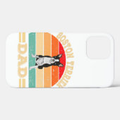 ボストおもしろいンテリアパパプリントドッグヴィンテージレトロ Case-Mate iPhoneケース (裏面 (横))