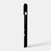 ボストおもしろいンテリア犬 iPhone 15ケース (左側面)