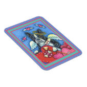 ボストお洒落ンテリアかわいい犬のバレンタイン マグネット (右側)