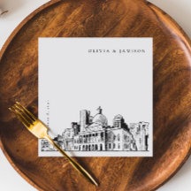 ボストエレガントンモダン・スケッチ・ニューイングランド結婚ズ