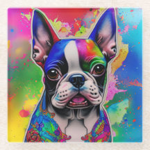ボストカラフルンテリア絵を描ースプラッシュ