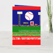 ボストクールンスポーツアートデザイナーグリーティングカード シーズンカード (裏面)