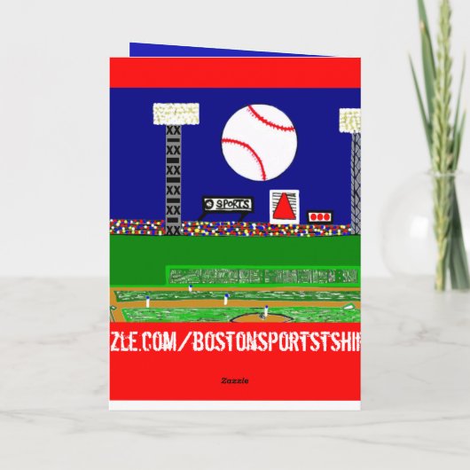 ボストクールンスポーツアートデザイナーグリーティングカード シーズンカード (裏面)