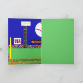 ボストクールンスポーツアートデザイナーグリーティングカード シーズンカード (内部)