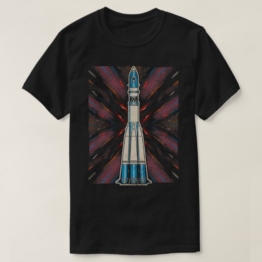 ボストックロケット Tシャツ (デザイン正面)