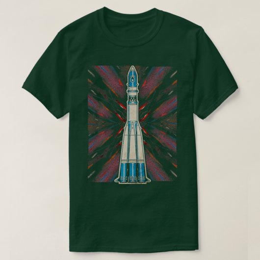 ボストックロケット Tシャツ (デザイン正面)
