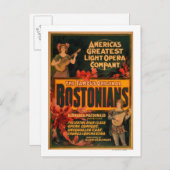 ボストニアンアメリカズもっとも偉大ライトオペラ ポストカード (正面/裏面)