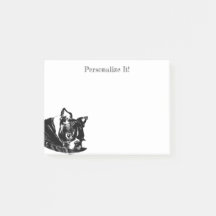 ボストパーソナライズされたンテリアパピーポストイットノート