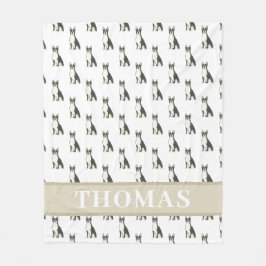 ボストパーソナライズされたンテリア フリースブランケット