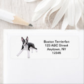 ボストフレンドリーンテリアのカスタマイズ ラベル (インサイチュ)