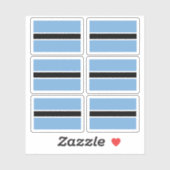 ボストワナ州旗 – コレクションのステッカー シール (シート)