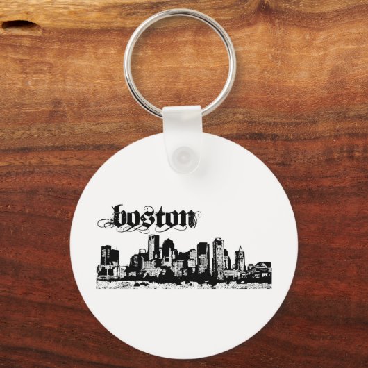 ボストンあなたの街のために置く キーホルダー (正面)