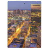 ボストンおよびハンコック都心のタワー クリップボード (裏面)