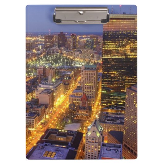 ボストンおよびハンコック都心のタワー クリップボード (正面)