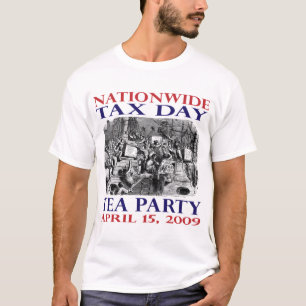 ボストンお茶会のワイシャツ-メンズ Tシャツ