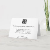 ボストンお茶会カード、Nathaniel カード (裏面)