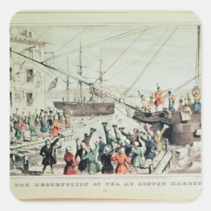 ボストンお茶会1846年 スクエアシール