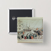 ボストンお茶会1846年 缶バッジ (正面&裏面)