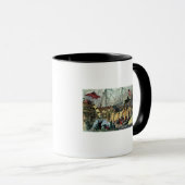 ボストンお茶会、1773年12月16日 マグカップ (正面右)