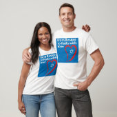 ボストンから愛のハイファへの Tシャツ (ユニセックス)