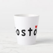 ボストンが大好き カフェラテマグ (正面)