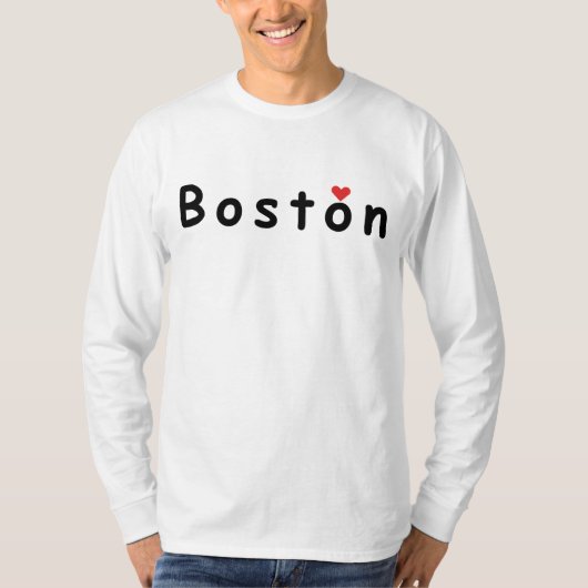 ボストンが大好き Tシャツ (正面)