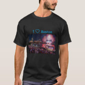 ボストンが好き 7月4日 250周年おめでとう Tシャツ (正面)