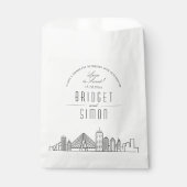ボストンでの愛 | 結婚式の引き出物バッグ フェイバーバッグ (正面)