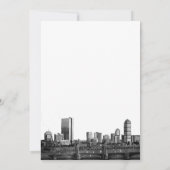 ボストンでの目的地ウェディング　ご招待 招待状 (裏面)