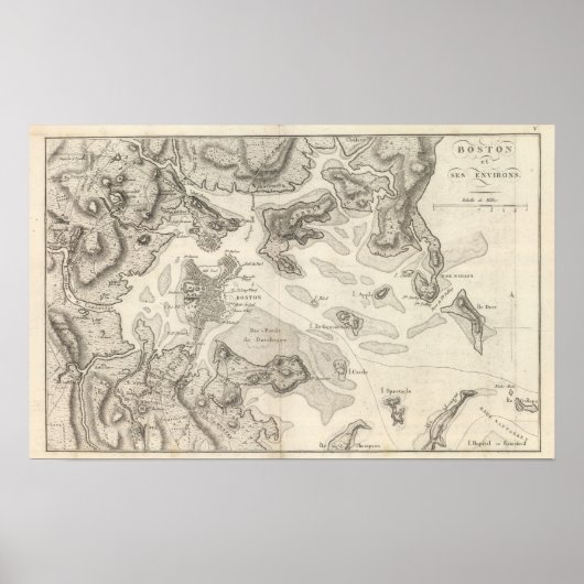 ボストンとその周辺地域 ポスター (正面)