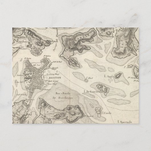 ボストンとその周辺地域 ポストカード (正面)