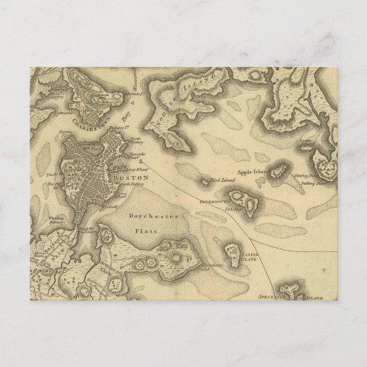 ボストンとその周辺地域 ポストカード (正面)
