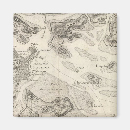 ボストンとその周辺地域 マグネット (正面)