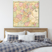 ボストンとその周辺 キャンバスプリント (インサイチュ (寝室))