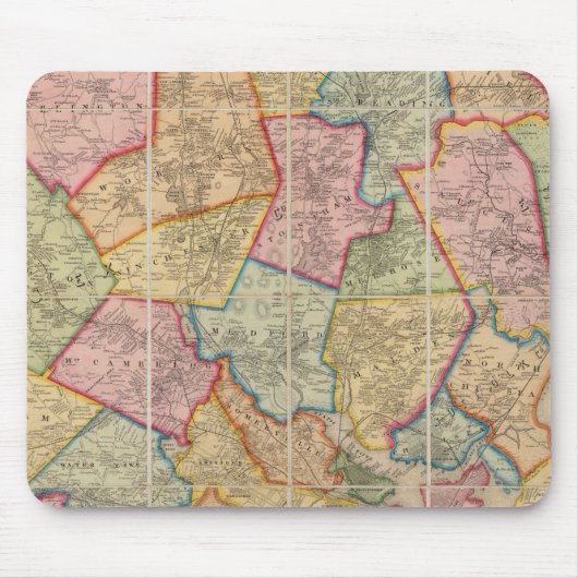 ボストンとその周辺 マウスパッド (正面)